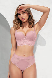 Set Brasier y Panty en Encaje Línea Elegance | Ref. 10202 – 10203