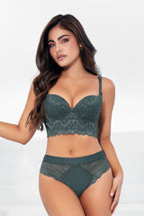 Set Brasier y Panty en Encaje Línea Elegance | Ref. 10202 – 10203