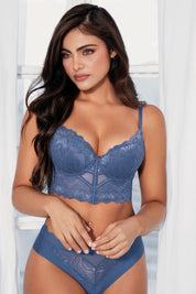 Set Brasier y Panty en Encaje Línea Elegance | Ref. 10204 – 10205