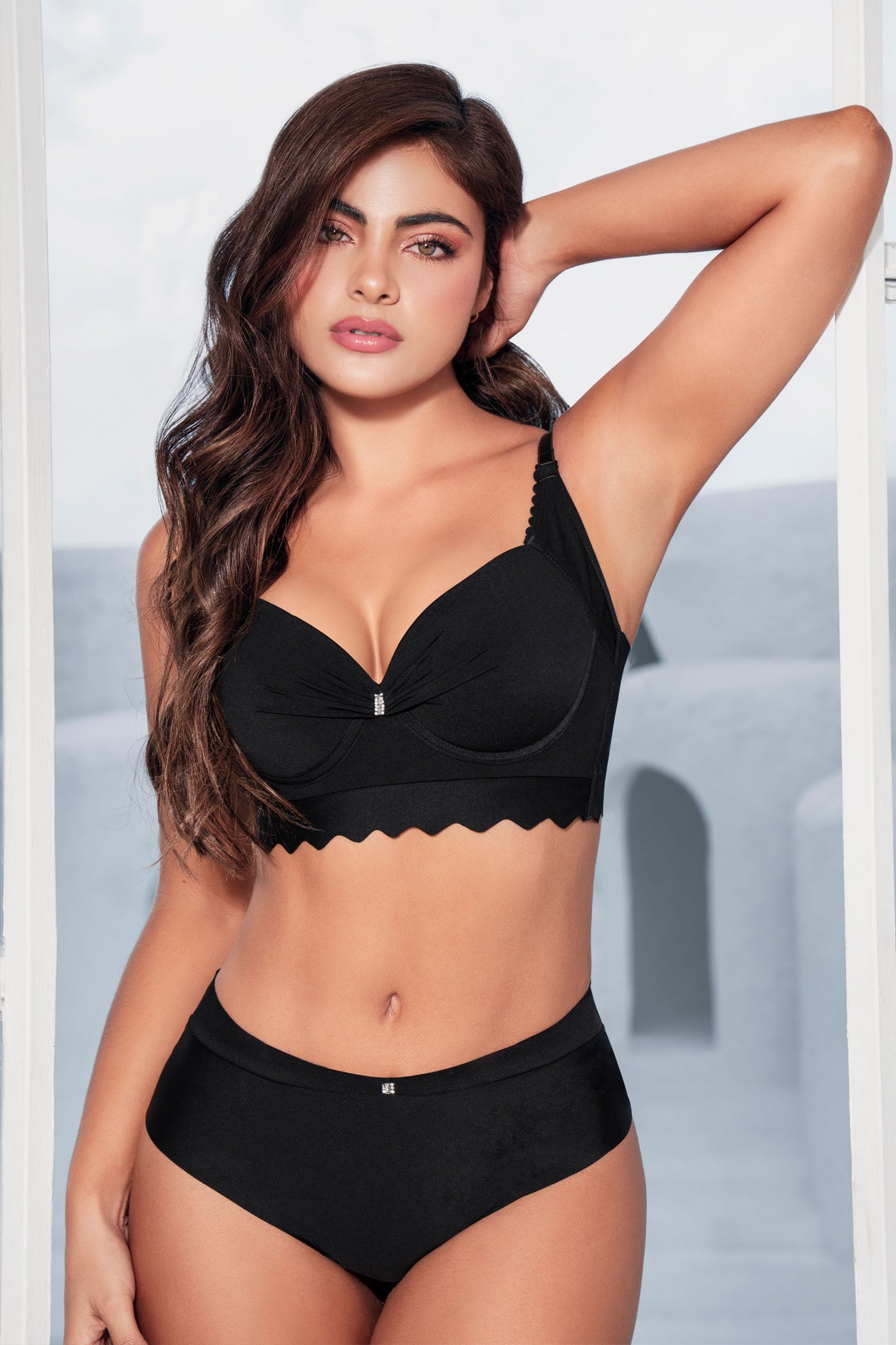 Set Brasier y Panty Línea Elegance en Lycra y Microfibra | Ref. 10208 – 10209