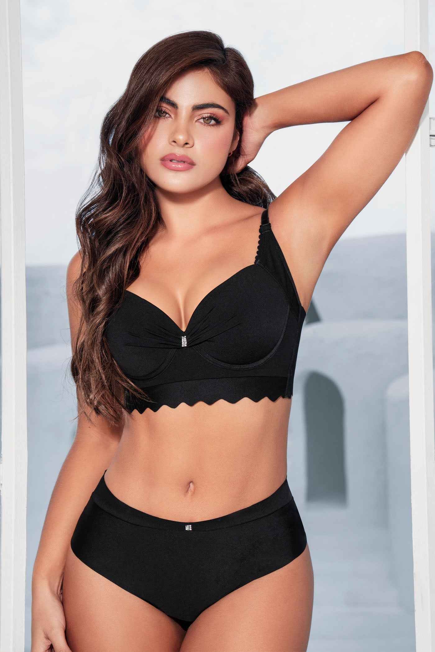Set Brasier y Panty Línea Elegance en Lycra y Microfibra | Ref. 10208 – 10209
