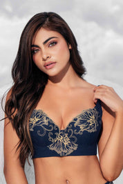Brasier Lux en Bordado Copa Media de Modelación 10233