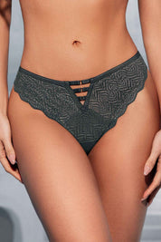 Panty Tanga Encaje Brillante 10251