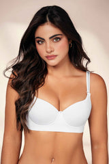 Set Brasier Copa Entera en Lycra y Panty Bóxer Invisible | Ref. 304-2 - 689