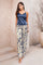 Pijama Satín Tiras y Pantalón Roma Anochecer 50082