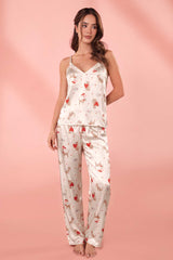 Pijama Satín Perritos Corazones | 50116