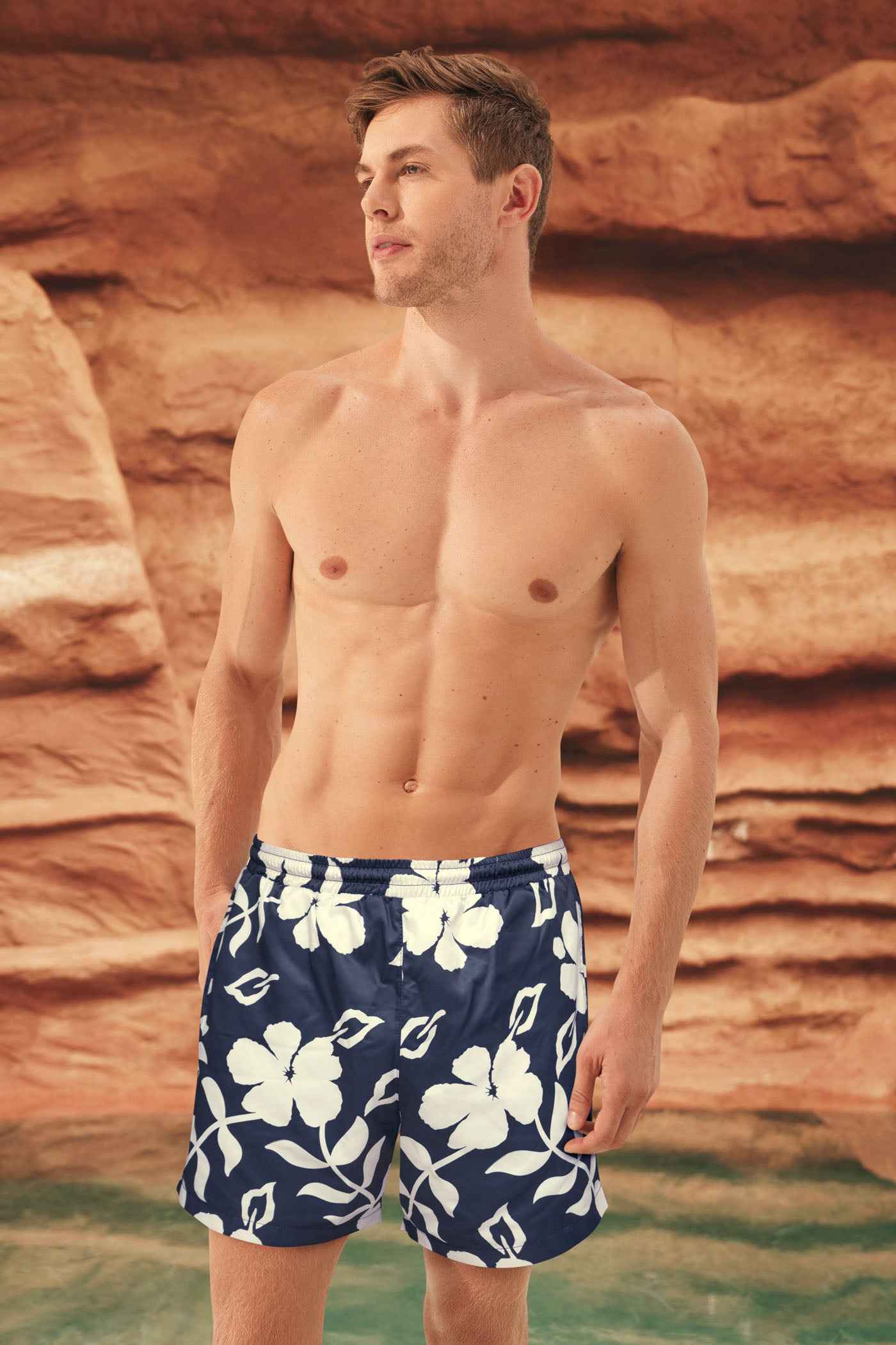 Pantaloneta de Playa Hombre Estampada 70070