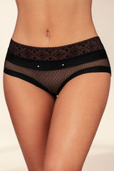 Panty Cachetero Encaje y Lycra 717