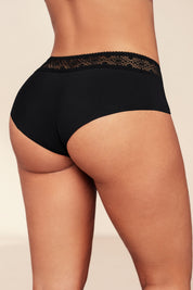 Panty Cachetero Encaje y Lycra 717