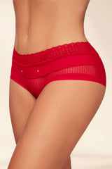 Panty Cachetero Encaje y Lycra 717